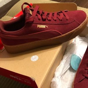 puma vikky burgundy